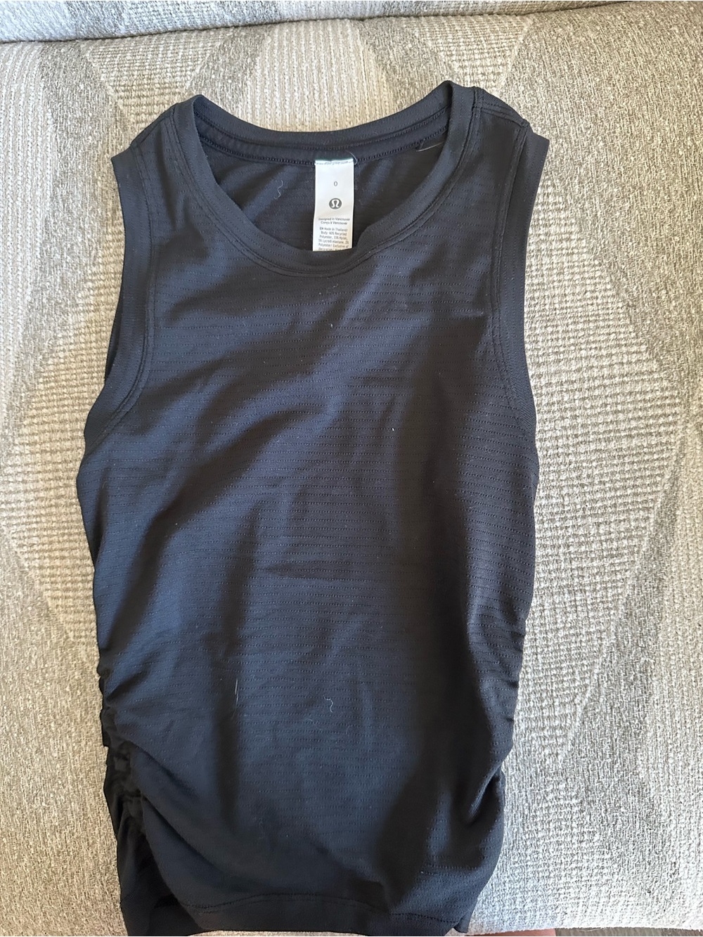 lululemon athletica Black Tank Top